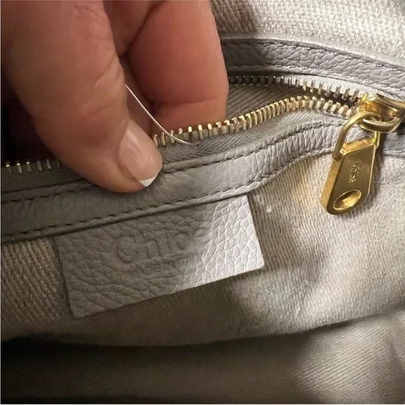 Authentic Chloe small Marcie Gray Crossbody Bag - Picture 6 of 10